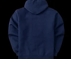 Big Dogs Medium-French Terry Fleece Embroidered Hoodie