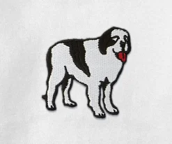 Big Dogs Medium-French Terry Fleece Embroidered Hoodie