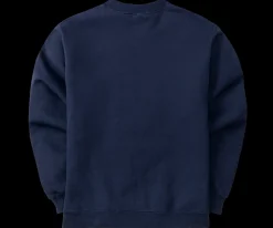 Big Dogs Medium-French Terry Fleece Embroidered Crew