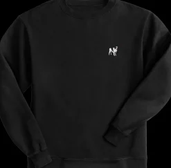 Big Dogs Medium-French Terry Fleece Embroidered Crew