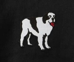 Big Dogs Medium-French Terry Fleece Embroidered Crew