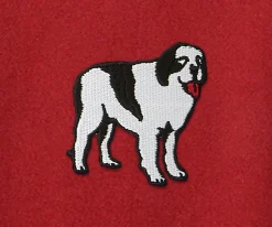 Big Dogs Medium-French Terry Fleece Embroidered Crew