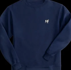 Big Dogs Medium-French Terry Fleece Embroidered Crew