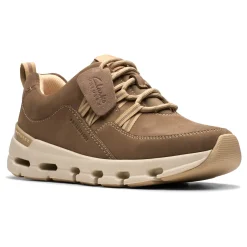 Women Clarks Wide|Standard-Naturex Tie WP